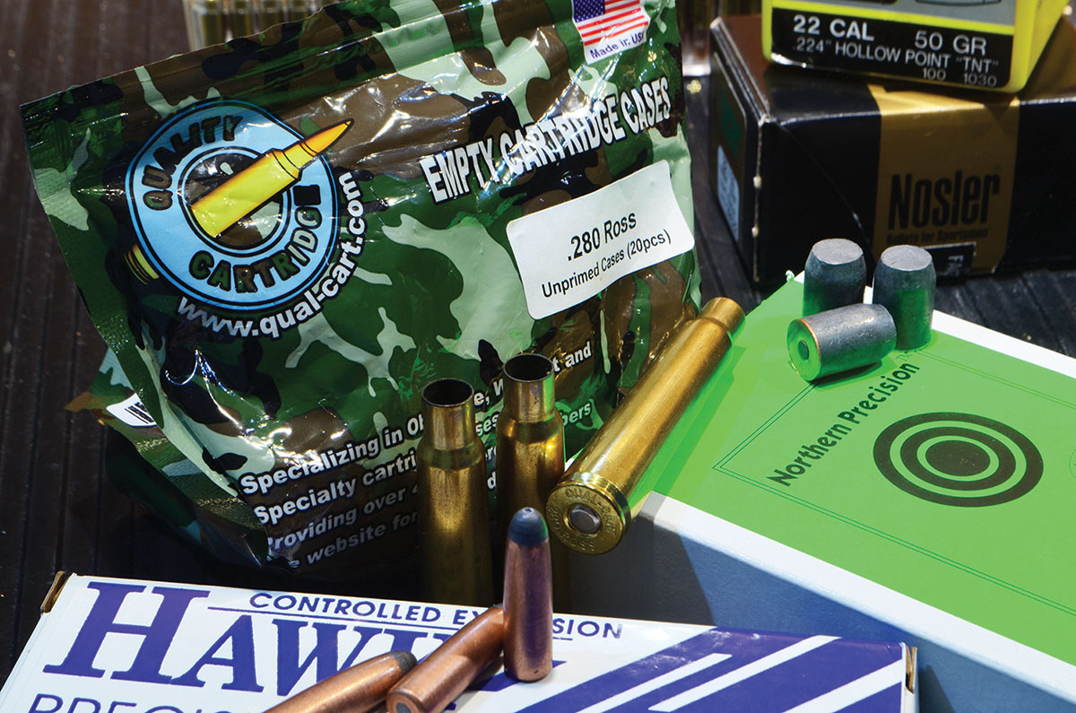 Quality Cartridge makes brass for obscure rifles like the 280 Ross. Hawk Bullets can provide appropriate, high-quality projectiles for the same cartridge and Northern Precision specializes in swaged lead bullets of unusual configurations.